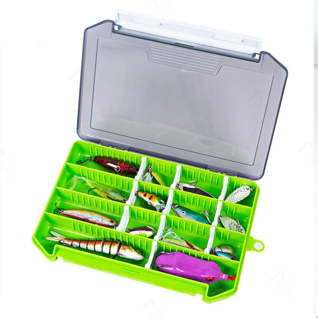 1PCS Fishing Tackle Box Storage Trays with Removable Dividers