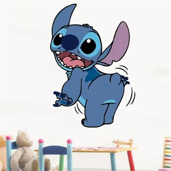 Lilo & Stitch Cartoon Stitch Movie Adesivi murali per camerette Asilo Soggiorno Camera da letto Decorazione della parete Poster animato 1