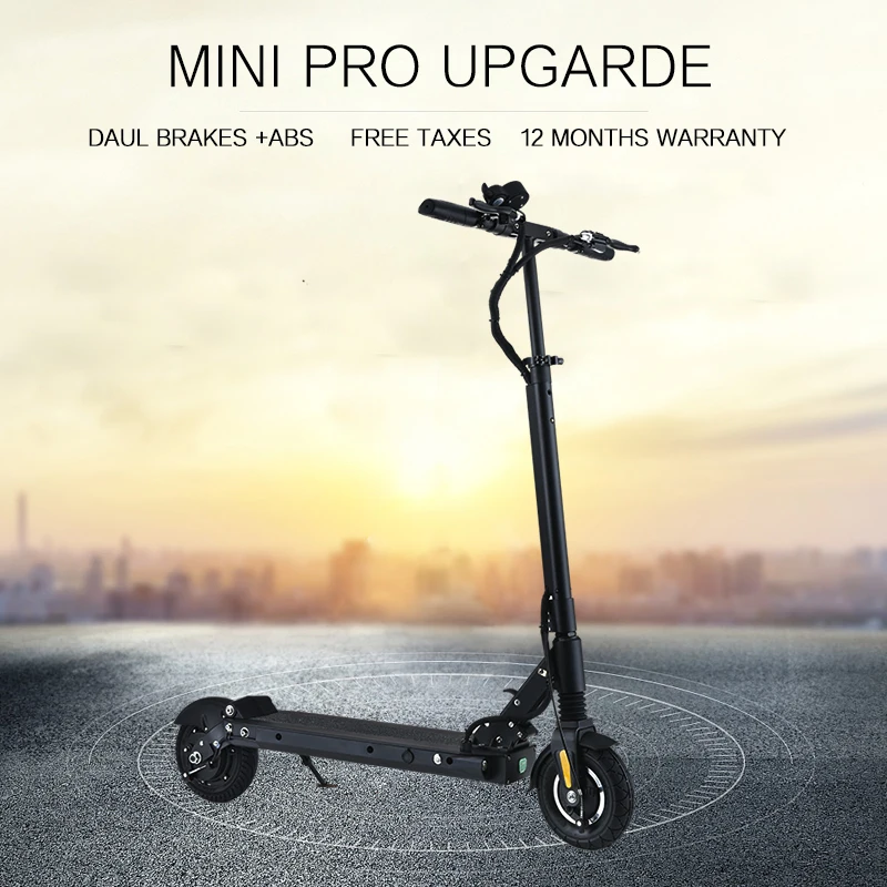 Upgarde RUIMA mini4 PRO waterproof version with bell 48V 500W BLDC HUB strong power electric scooter powerful scooter