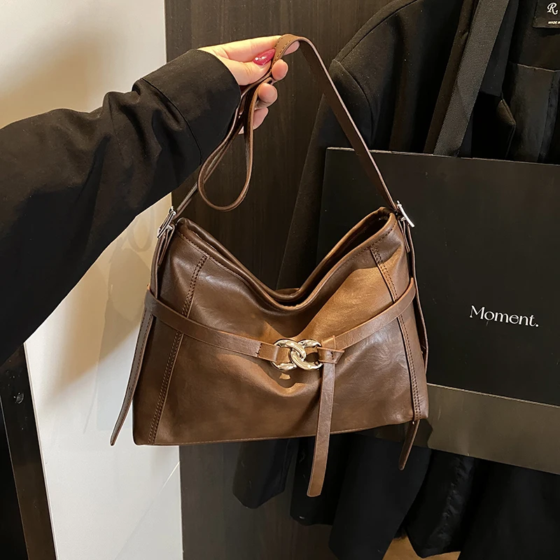 PU Leather Shoulder Bag Large Underarm Bag Fashion Tote Bags for Women Work Shopping Travel Daily