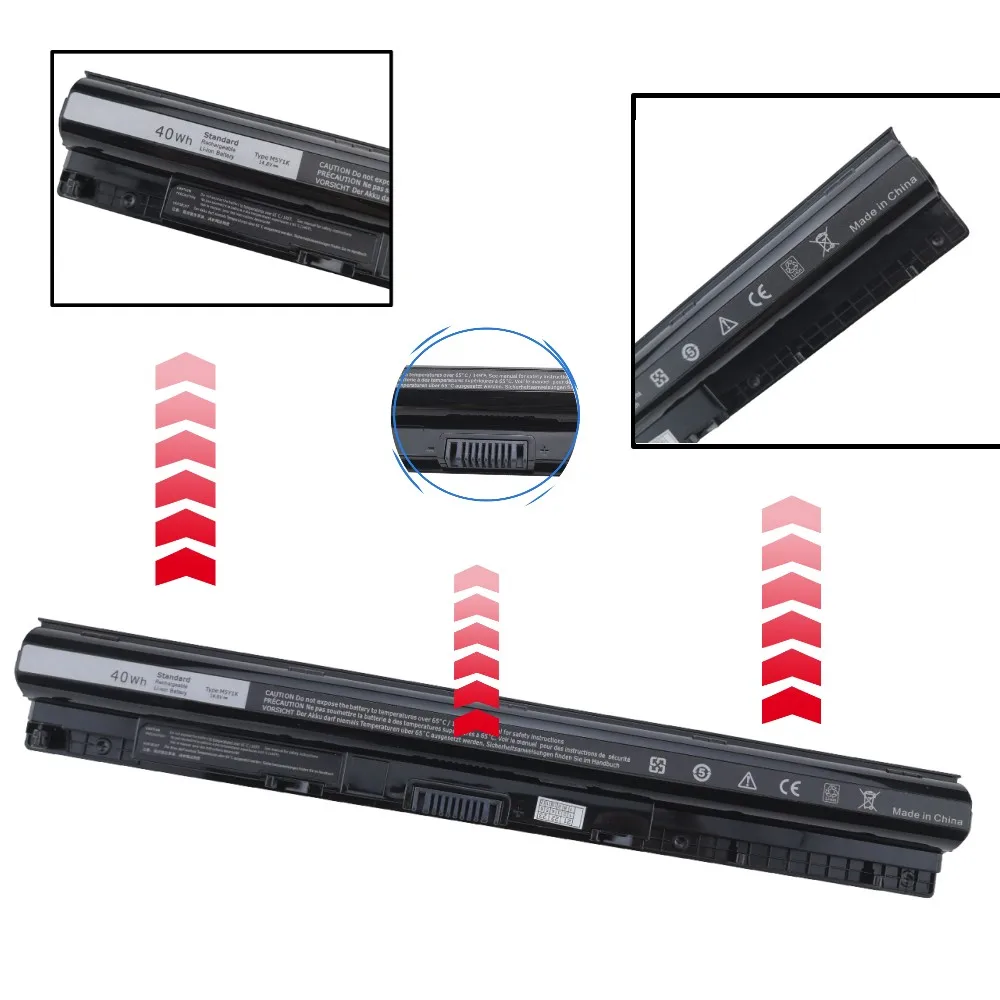 Bateria do Portátil M5y1k para Dell Inspiron 14 3451 5451 15 3551 3552 3567 5551 5552 5555 5558 5559 17 5756 3458 3558 V3451 - Imagem 6