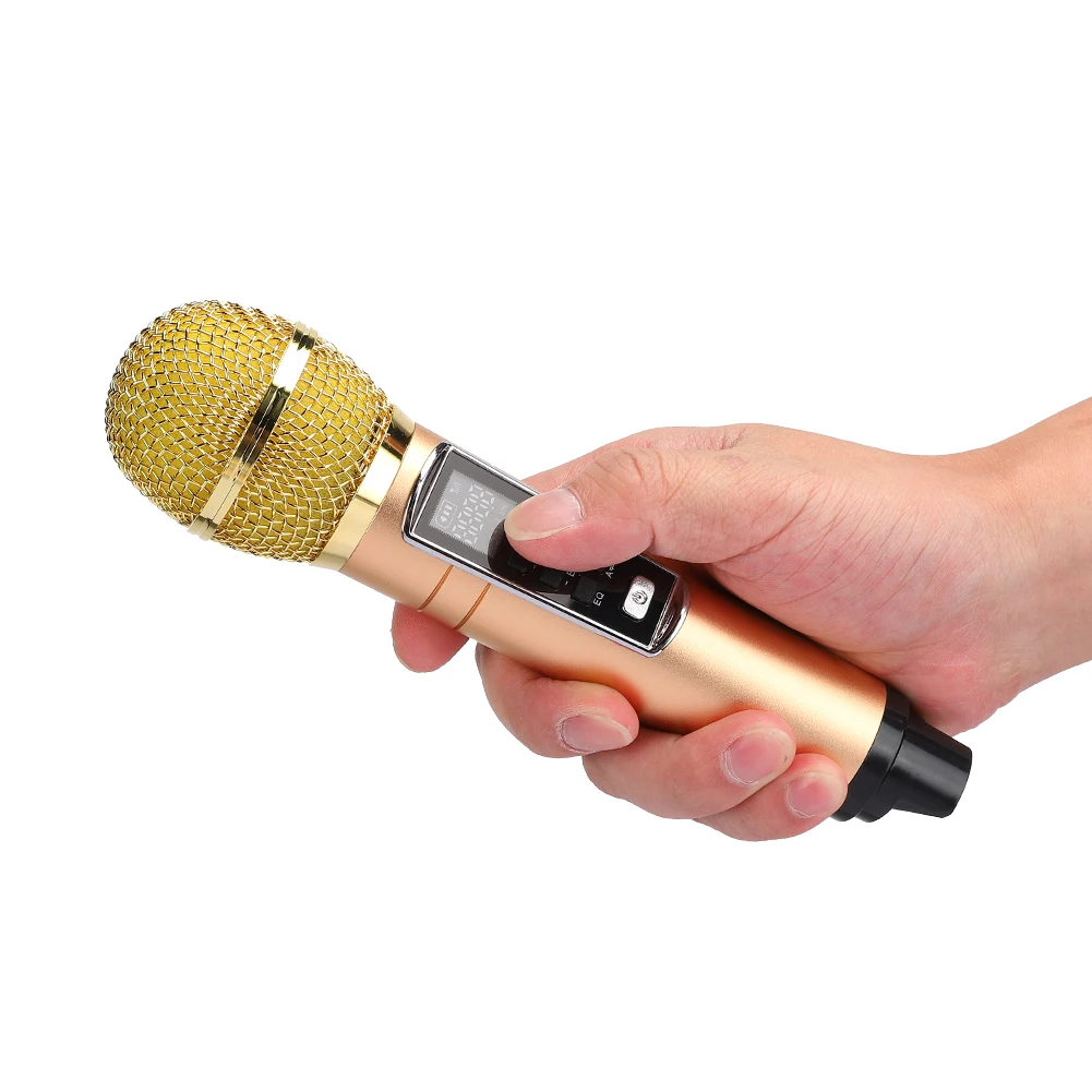 karaoke microphone SD-309 Dual Wireless Microphone Bluetooth Speaker Mobile Wireless Karaoke Speaker Wireless Stereo Black 30W SDRD Speaker Set mics