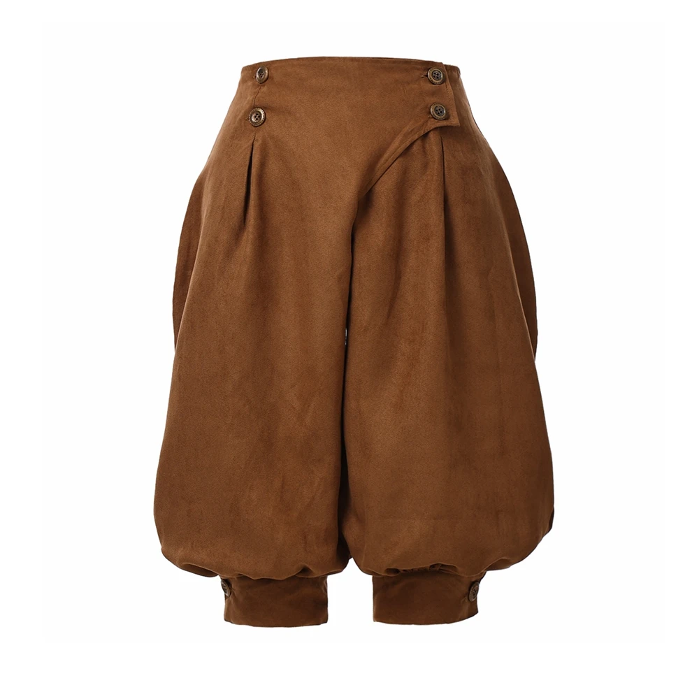 

Pirate Pants Womens Medieval Renaissance Viking Cosplay Costume Loose Pants Horseman Peasant Castaways Costume Bloomers Trousers