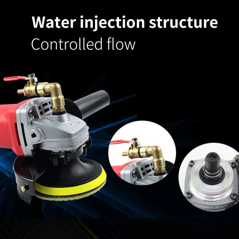 Electric Grinder Machine Polishing Machine Wet Stone Polisher Grinder Water Injection Polisher for Granite Marble Floor Stone 5