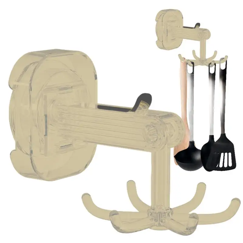 

Six Claw Rotating Hook Multi Purpose 360 Degrees Rotated Kitchen Hook Shower Organizer Bathroom Storage household accessories