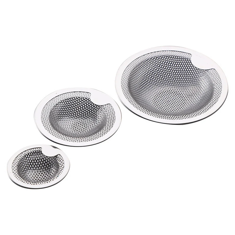 Stainless Steel Strainer Sink Sewer Filter Floor Drain Waste Drain Home Portable Bathtub Hair Catcher Stopper Strainer