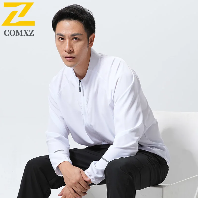 EIAO UV Protection Windbreaker Jacket Couple's UPF50+ Quick-Dry Stand Collar Zip-Up Hoodie for Outdoor Sports Sunscreen clothing