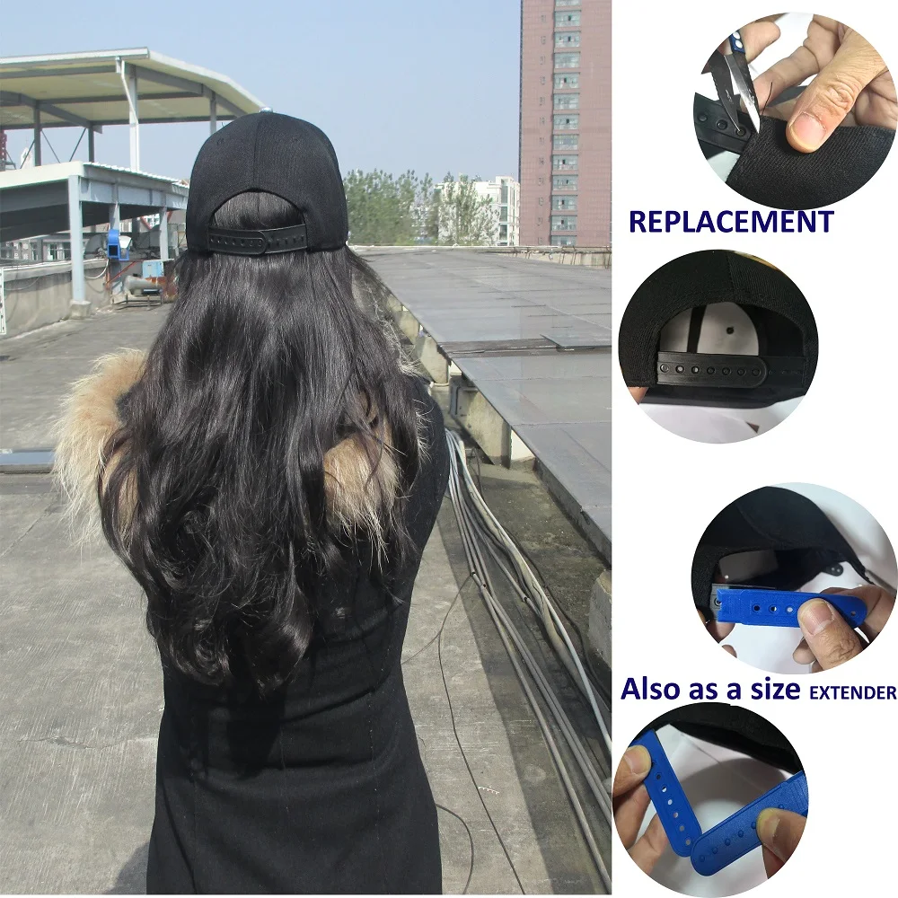 30 Sets Portable Hat Snapback Extender Replaceable Repair Buckle Plastic  Straps Cap Extenders - AliExpress