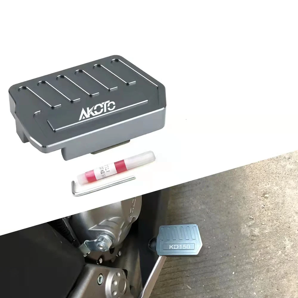 Rear Foot Brake Lever Pedal Enlarge Extension Rear Brake Peg Pad Extender Motorcycle Accessories For  Zontes Scrambler 125