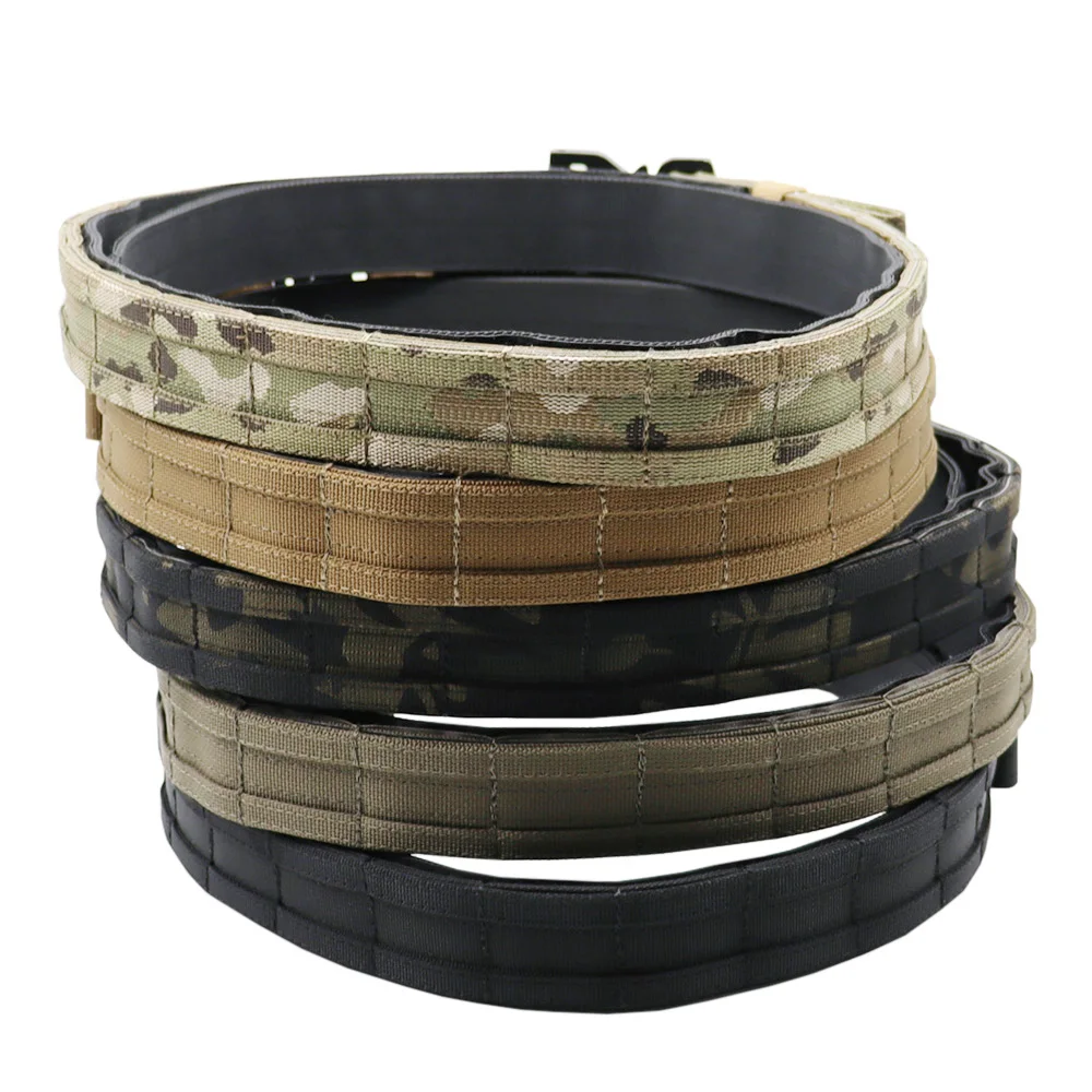 1.5 Inch Tactical Belt Ronin Style Two Layer Molle Belt Hunting