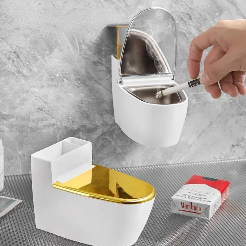 

Высокая пепельница для туалета, домашняя Крышка для ванной комнаты, креативная настенная домашняя индивидуальная с