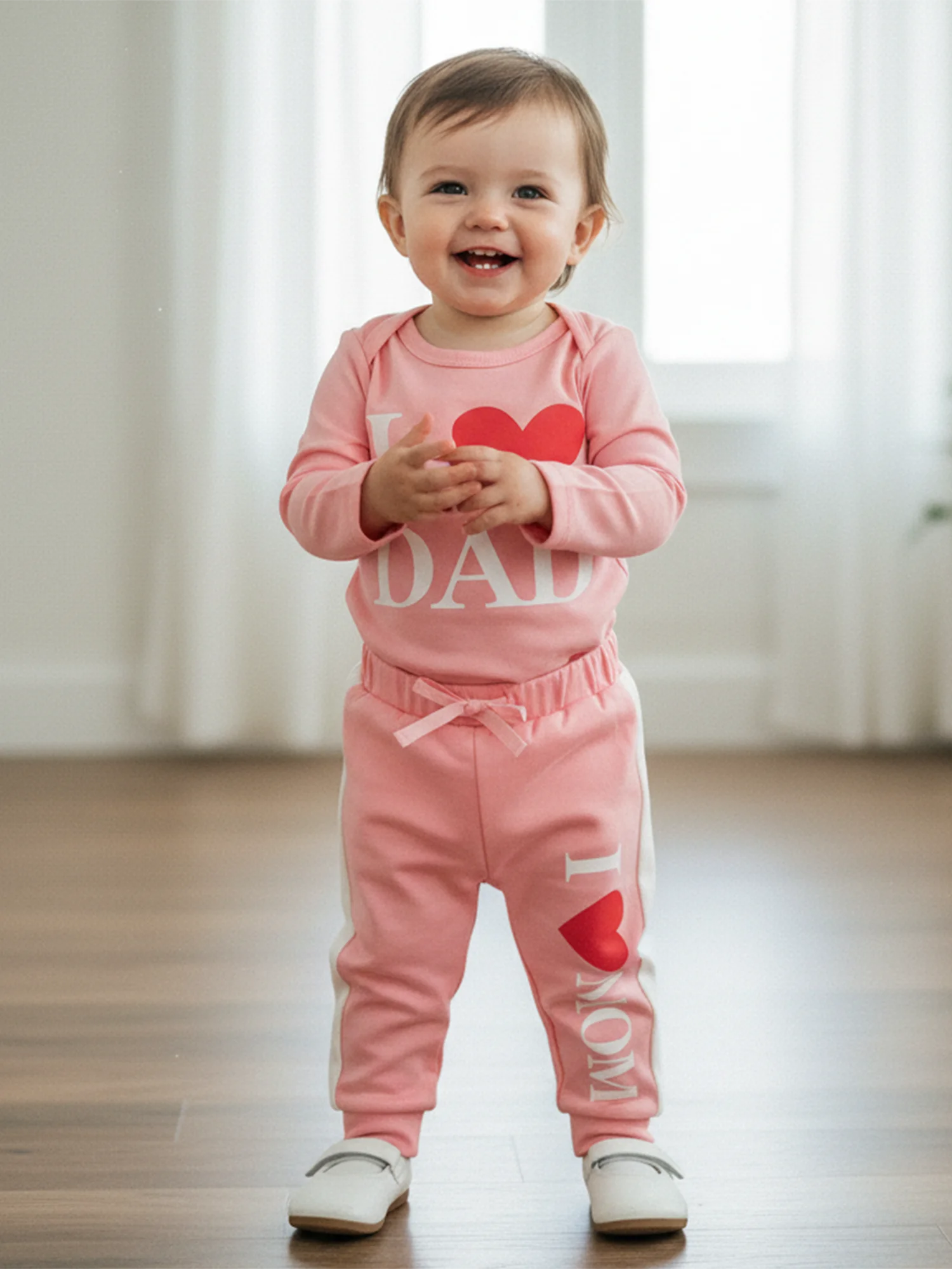 3Pcs Toddler Boys Clothing Set Long Sleeve Crew Neck Dinosaur Print T-Shirt Elastic Waist Pants and Hat Outfit