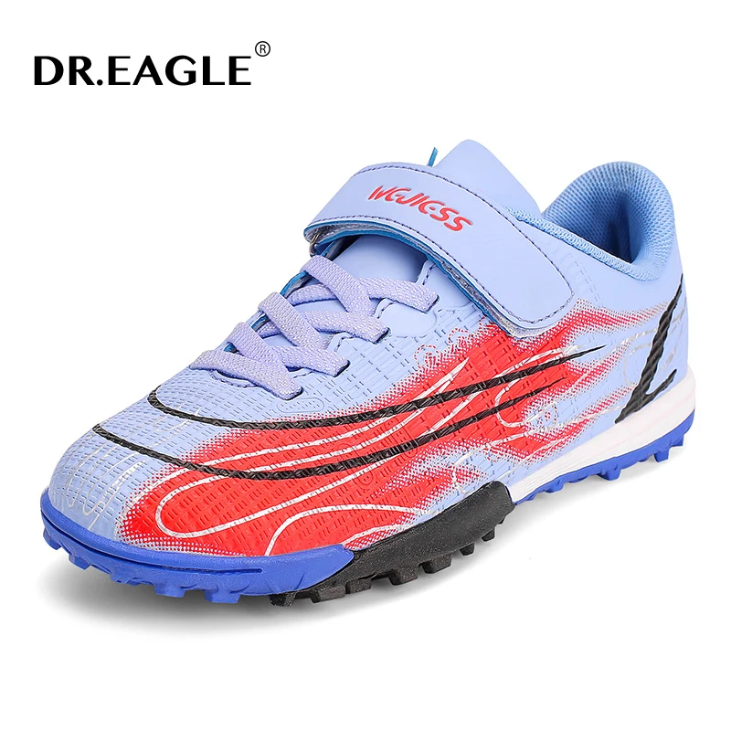 

Распродажа, недорогие детские футбольные туфли DR.EAGLE, футбольные кроссовки для мальчиков, Детские тренировочные туфли, уличные футбольные кроссовки