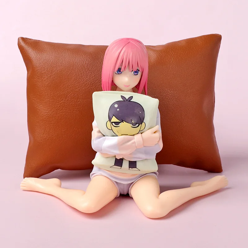 thumbnail image 2 of Qiancc The Quintessential Quintuplets Figures Anime Kneeling Figure Nakano Miku Action Figure School Swimsuit Style Model Statue Ornament Decoration 12cm 2 of 13