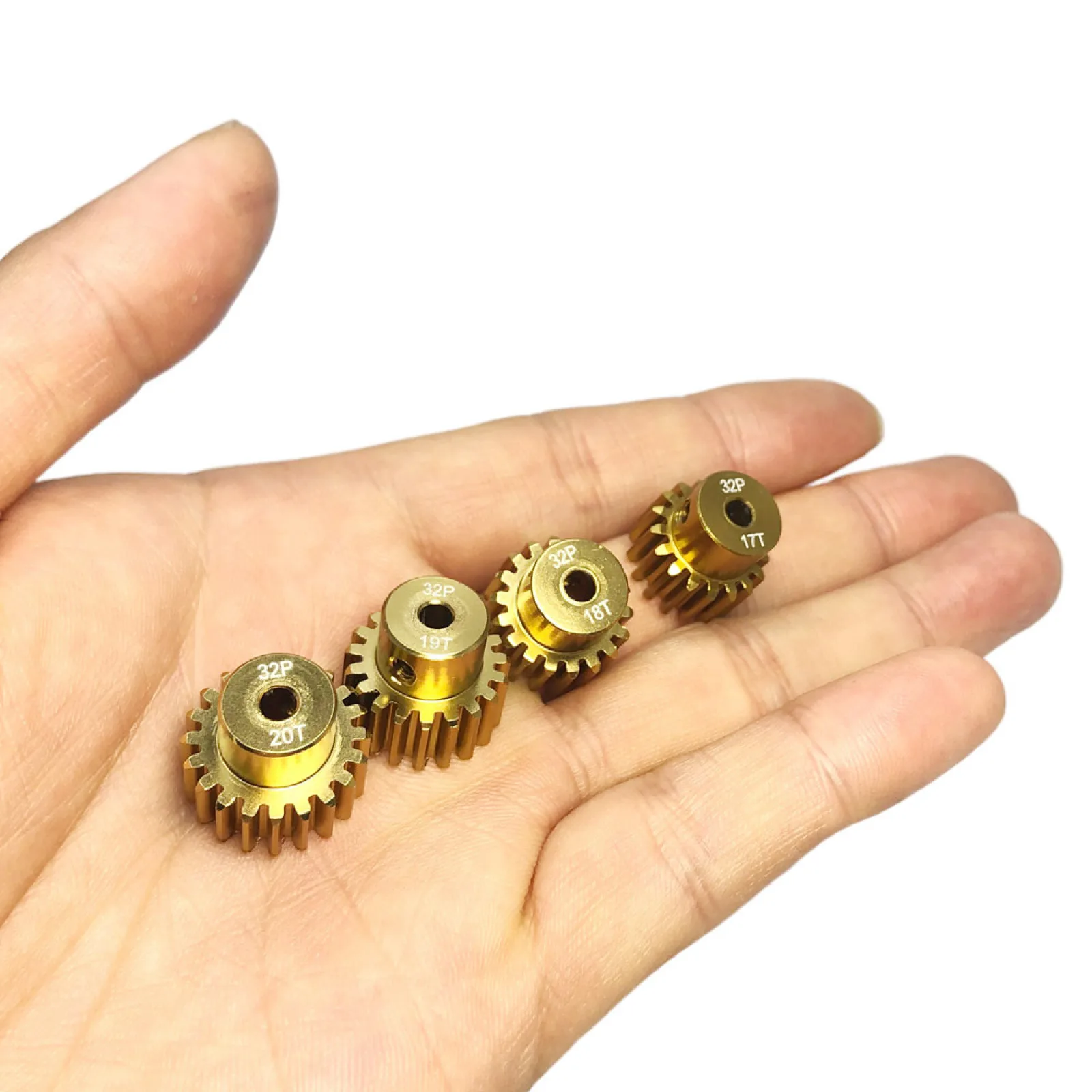 48DP 3.175mm 31T 32T 34T 36T 38T 40T 42T 44T 46T 48T Pignone in metallo in lega di alluminio Ingranaggio motore per 1/10 Rc modello di auto  26