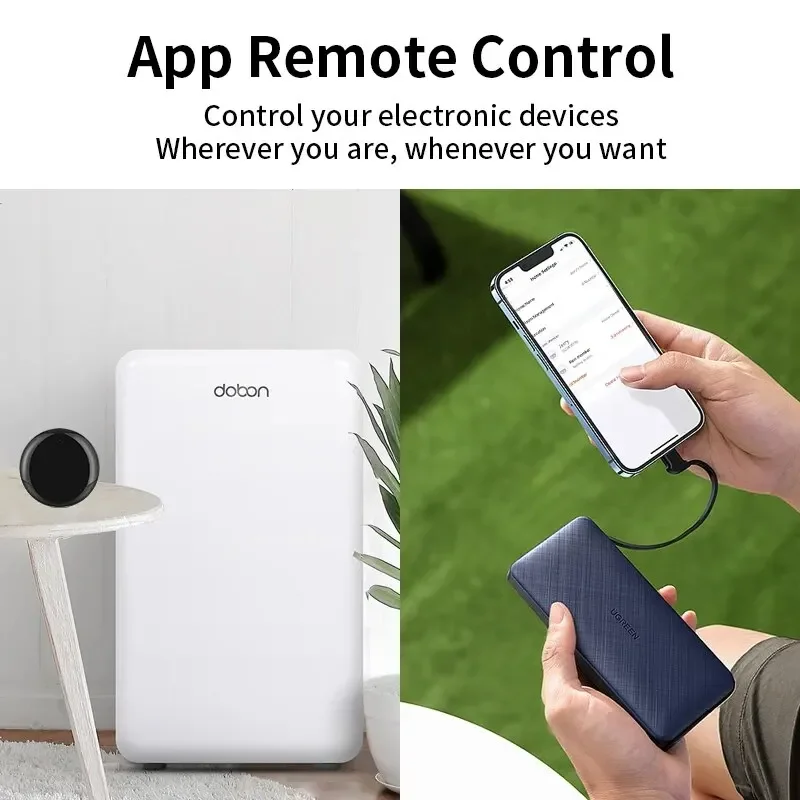 Smart infrared remote Tuya WiFi IR universal RF for home control works with Alexa Google Home