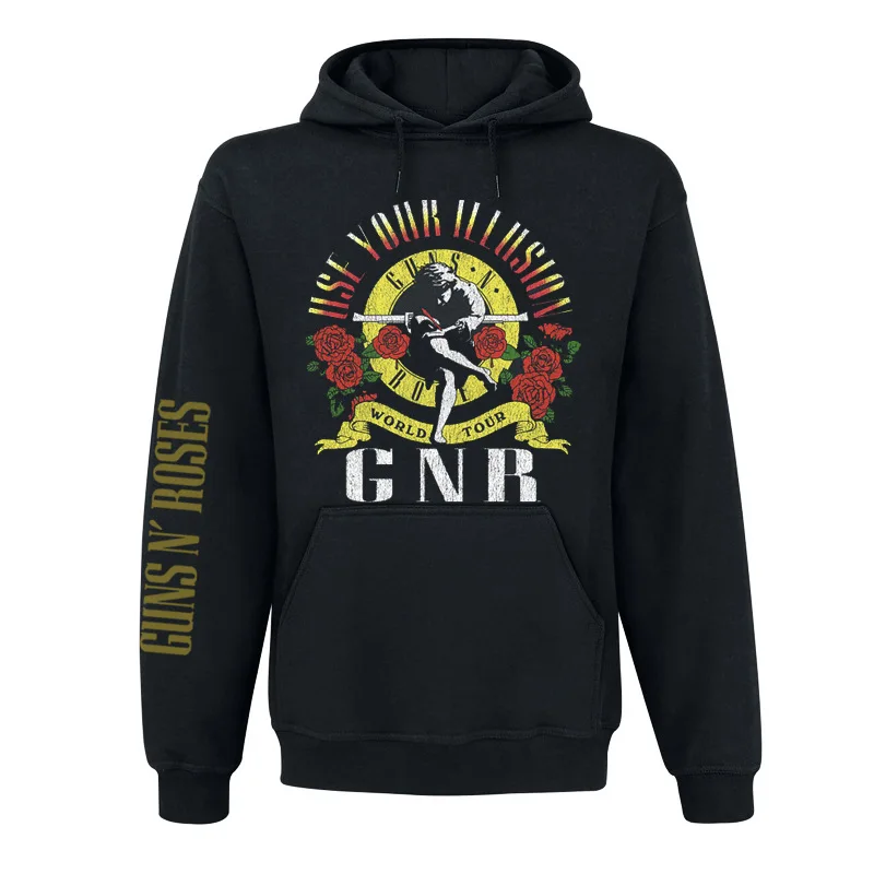 

Guns N’ Roses Heavy Mental Band Hoodie Sweatshirts Men/women Long Sleeve GNR Hoody Tops Harajuku Streetwear Hip Hop Hooded Coats