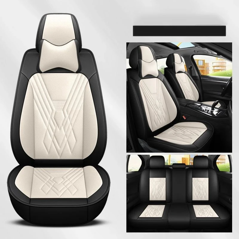

WZBWZX Nappa material universal seat cover for Lifan All Models 320 X50 720 620 520 X60 820 X80 Car-Styling car accessories