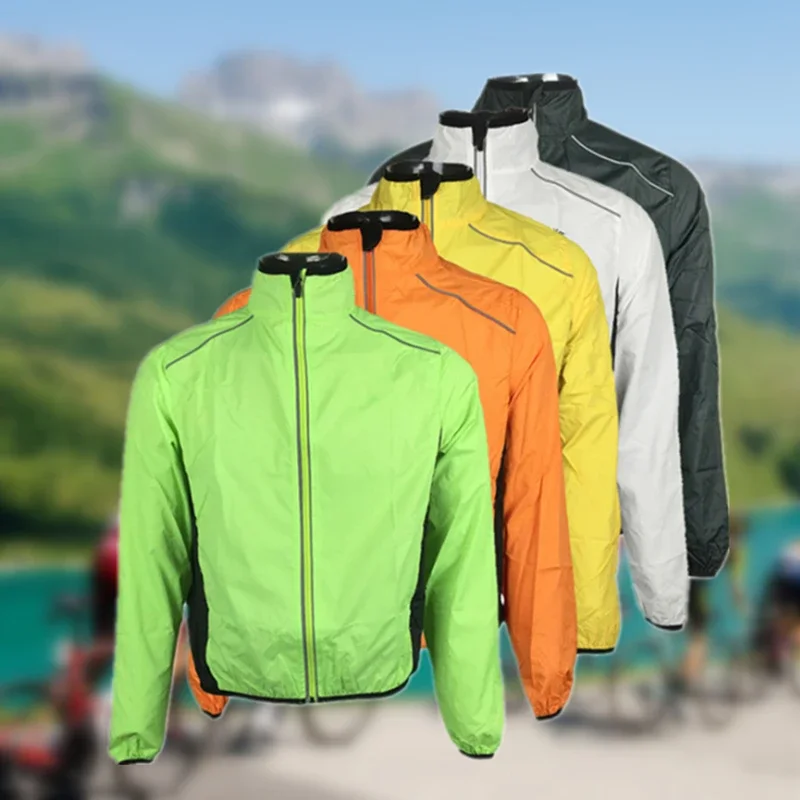 Hombres impermeable a prueba de viento ciclismo chaqueta MTB