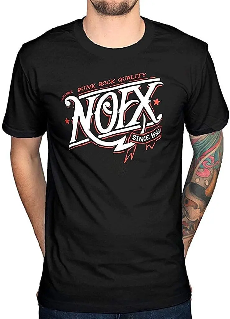 

NOFX Logo Mens Short Sleeve T-Shirt Black