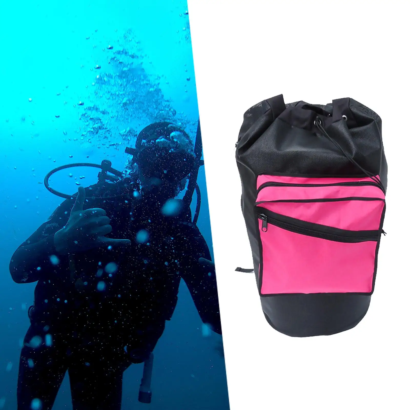 Scuba Diving Bag Heavy Duty Diving Storage Bag for Mask, Fins and Wetsuit Diving Dry Bag for Equipment Beach Water Sport Gear