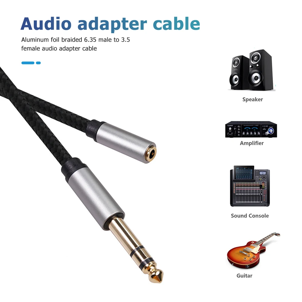 ø  ̺ , ݵ TRS 1/4, -1/8   ̺, 6.35mm-3.5mm