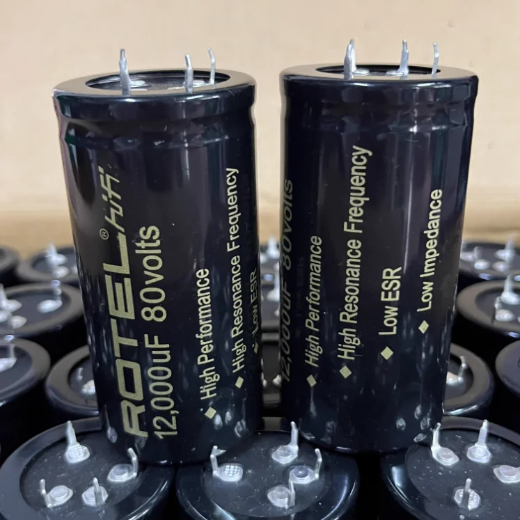 2 Pz/Lotto Originale Uk Rotel 12000Uf 80Vdc 40X81Mm Gold Advanced Audio Filter Condensatore Elettrolitico Spedizione Gratuita