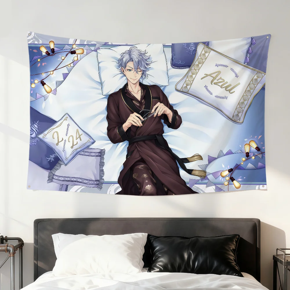 Game Anime t-Twisted-Wonderland Art Flag Hogar für Zimmer, Wohnheim, Camping, Party, Picknick, Dekoration, Geschenk, Banner, Garage, Wandbehang – Detail 6