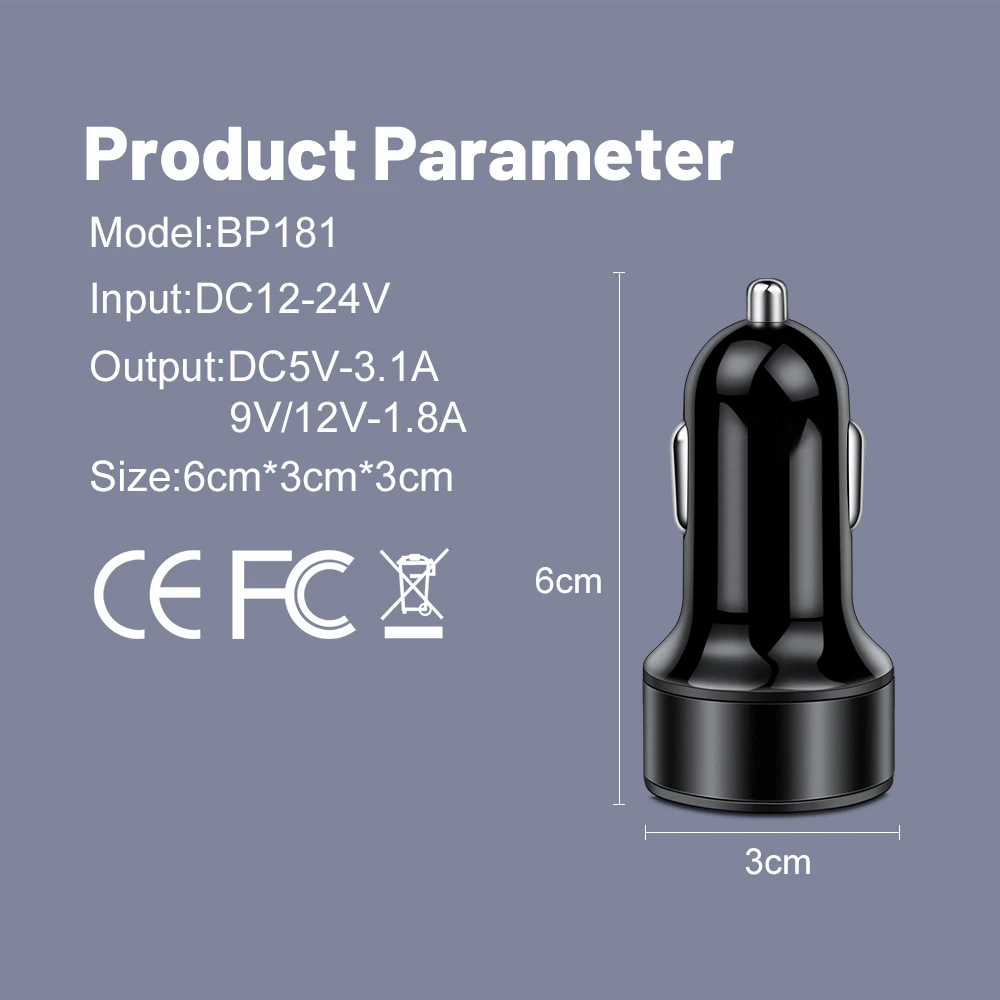 Phone Charger Car Charger Adapter 100W USB PD Car Charger 4 Ports Type C Fast Charging Car Adapter For iPhone15 Xiaomi Huawei Adapter Socket Cigarette Lighter