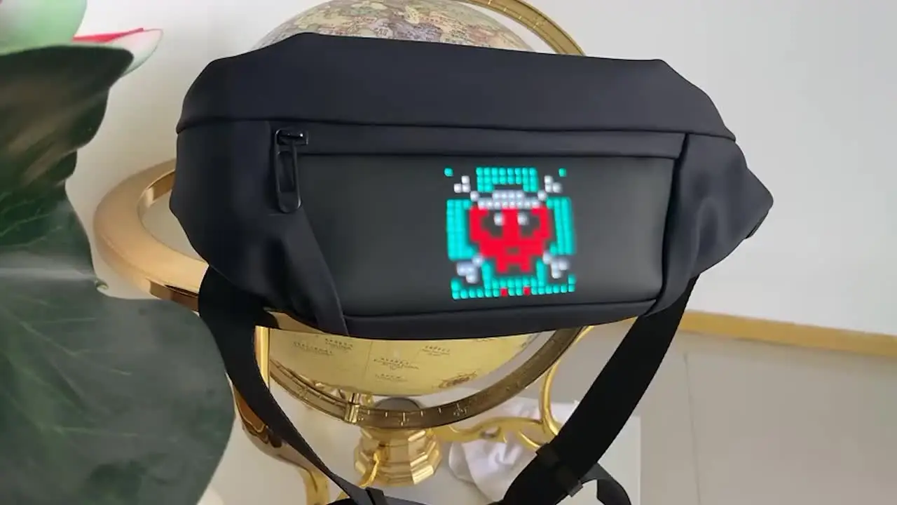 ファニーパック LEDディスプレイ付き 男女兼用 アプリコントロール