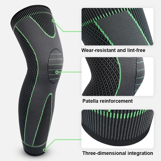 1Pcs Full Leg Sleeves Long Compression Leg Sleeve Knee Sleeves Protect Leg,for  Man Women,Reduce Varicose Veins &Swelling of Legs - AliExpress