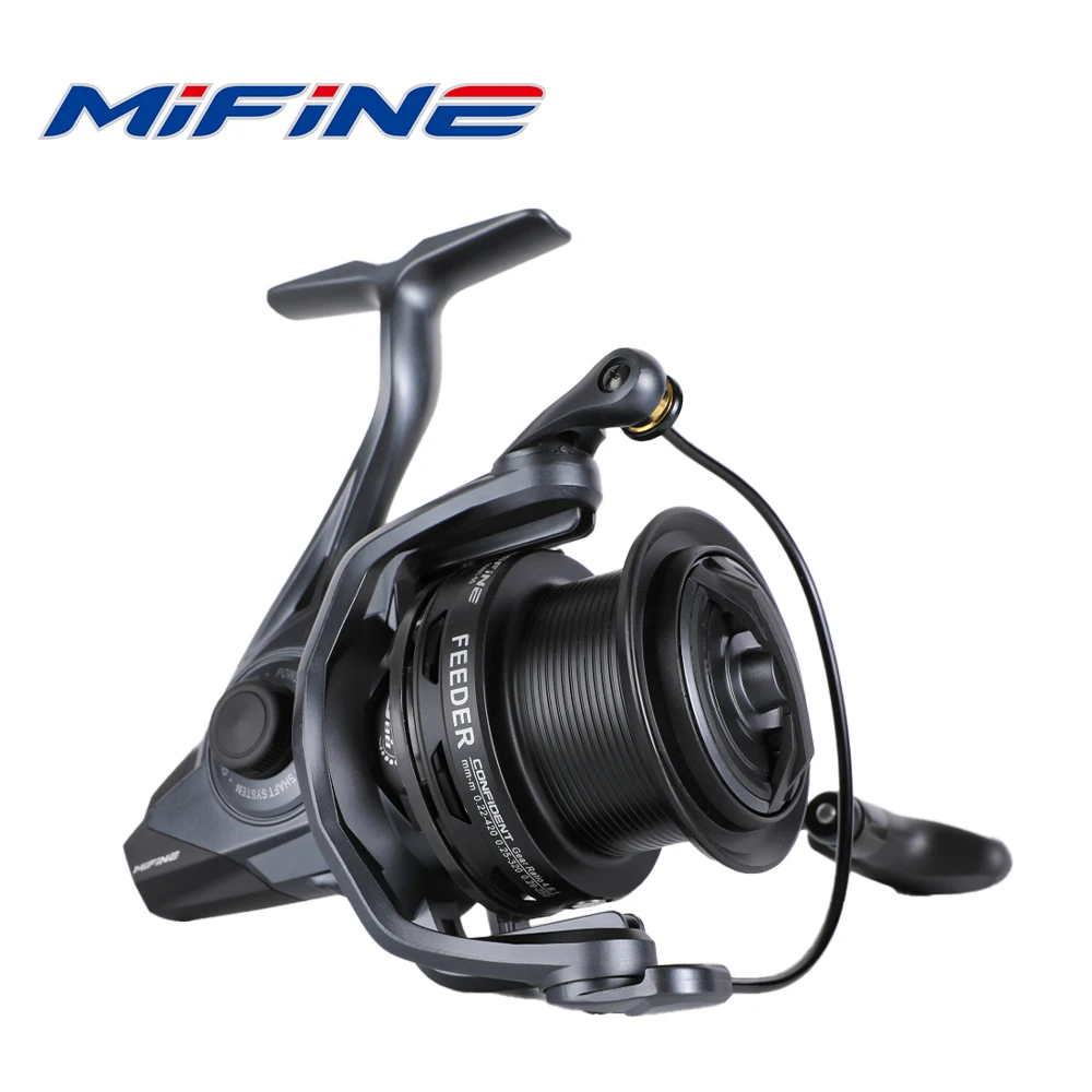 Moulinet feeder MIFINE CONFIDENT 4500 5500 frein 10KG système 6+1 BB pour pêche au feeder professionnelle