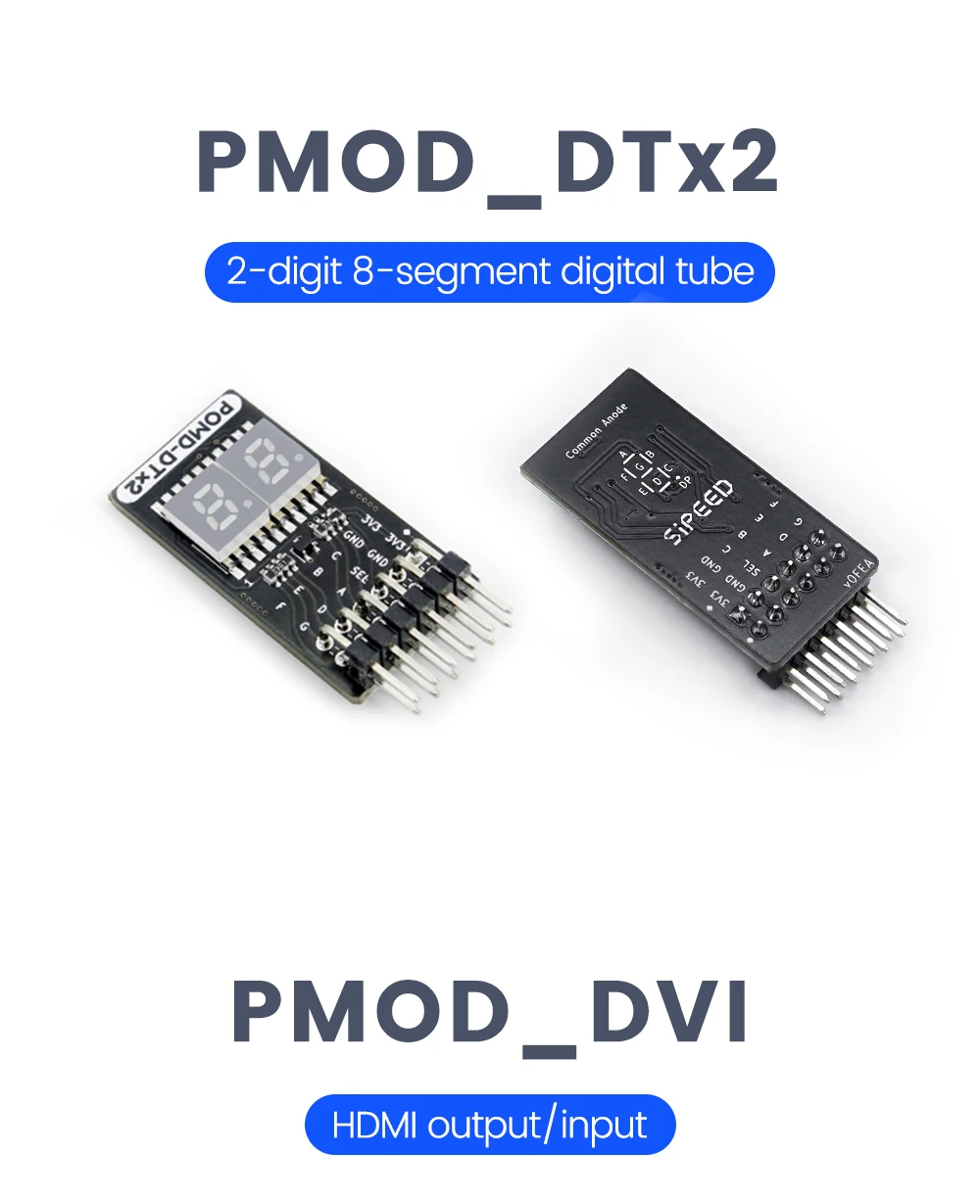 Módulo FPGA PMOD com interruptor LED, câmera