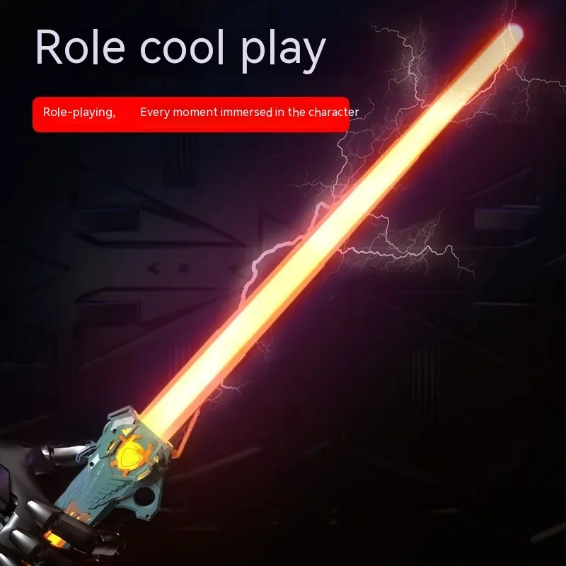 

Cool Glowing Toy Retractable Laser Sword Genuine Star Wars Children's Toy Knife Boy Glowing Sword Flashing Fluorescent Stick