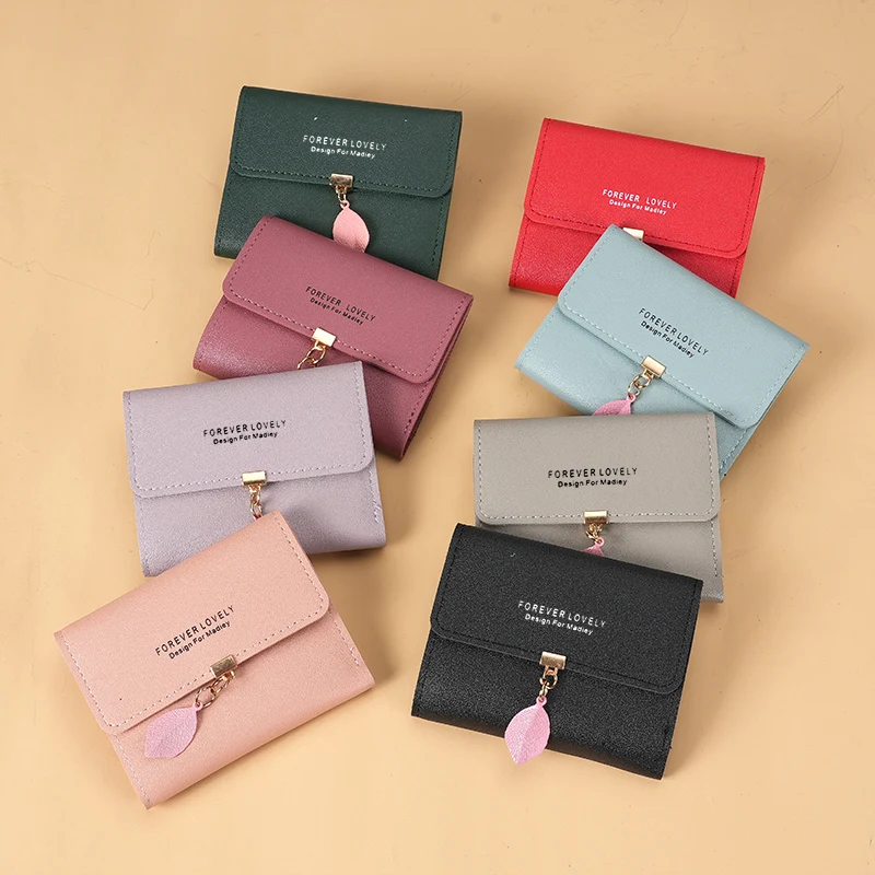 Coin Purse Trifold Clutch Minimalist Credit Card Holder Women's Casual Wallet