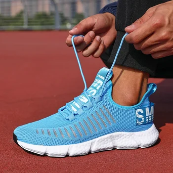 Summer Men Sneakers Lightweight Breathable Mesh Outdoor Casual Shoes Fashionable Tennis Training Shoes Men's Shoes Free Shipping 1
