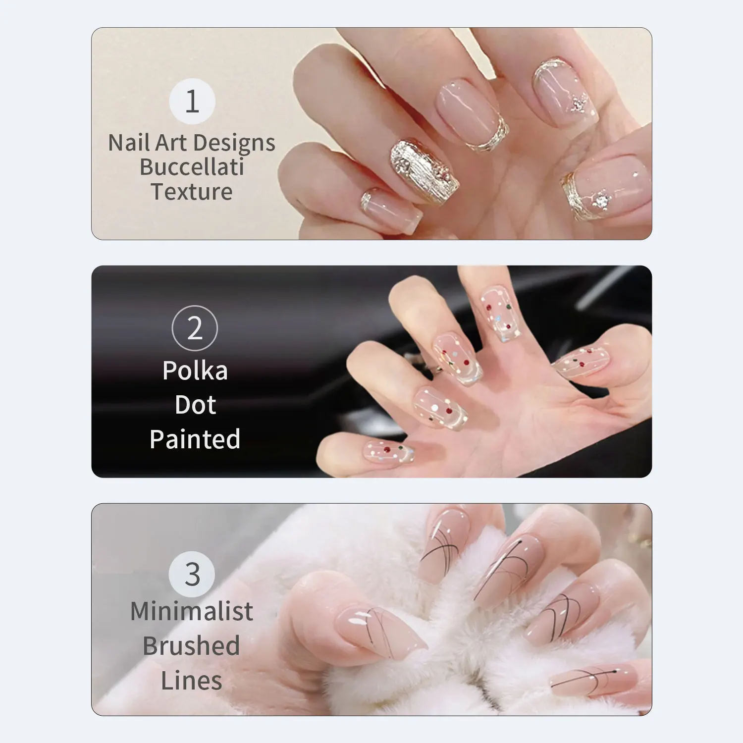 Nail Art Wire Drawing Tool Multifunctional Seven-pin Pen Texture Brush Tools DIY Nail Brush Bendable Feather Pin Painting Lines 3