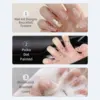 Nail Art Wire Drawing Tool Multifunctional Seven-pin Pen Texture Brush Tools DIY Nail Brush Bendable Feather Pin Painting Lines 3