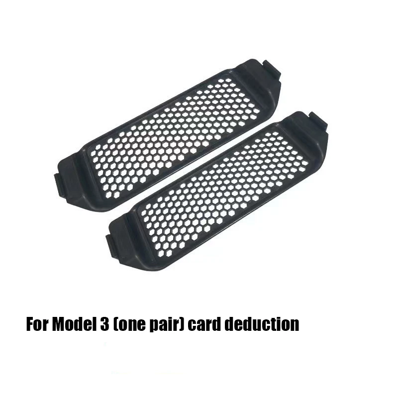 thumbnail image 1 of Cubierta de ventilación debajo del asiento para Tesla Model 3 Y 2023 2022 2021 Accesorios Consola central Rejilla protectora de salida del asiento trasero, 1 of 5