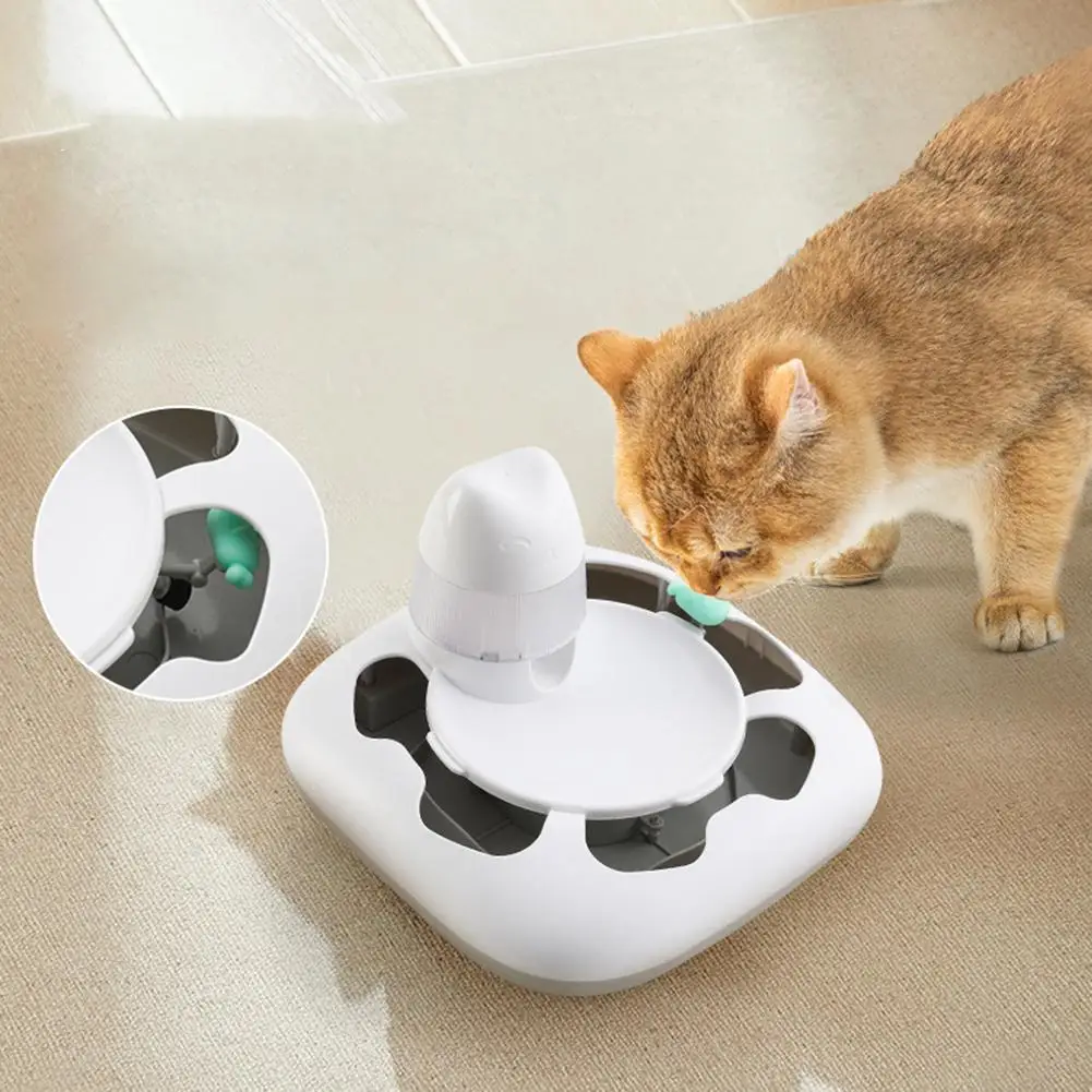 

【 New Arrivals 】Pet Cat Feeding Plate Game Bowl Puzzle Interactive Toy Pet Supplies For Relieve Boredom