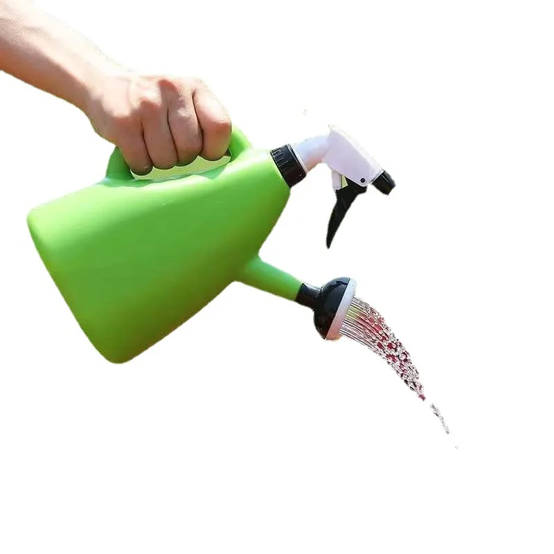 1.5 litre dual-purpose watering can for flowers Watering can Green hand pressure sprayer Garden large water sprayer