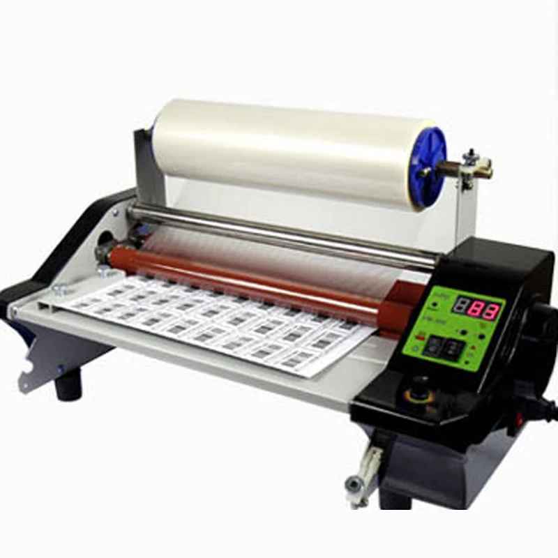 FM-360S Laminating Machine Single-sided Hot Lamination Self-adhesive Crystal Label Cold Lamination Photo Book Laminating Machine laminating machine
