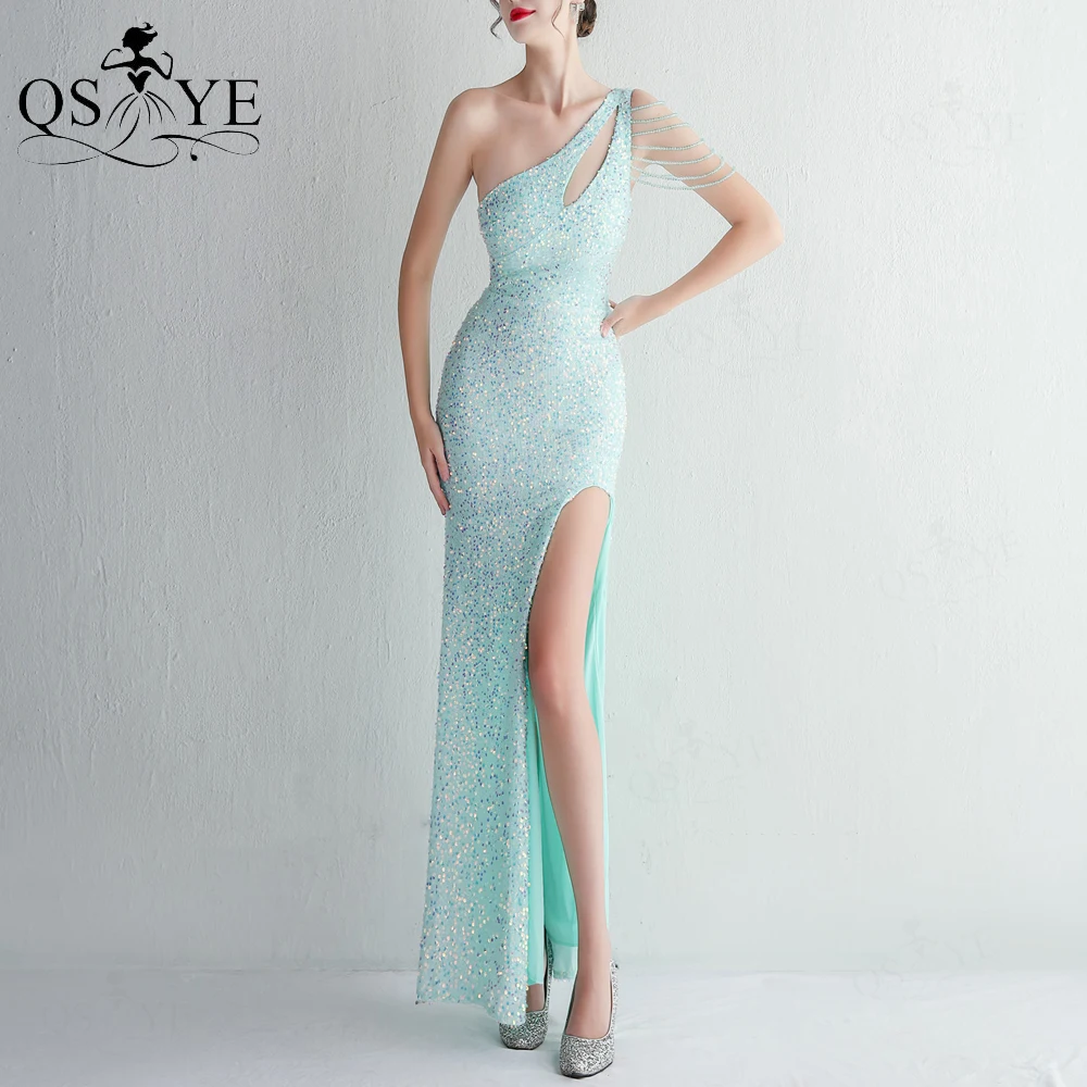 

Женское вечернее платье с блестками и бусинами