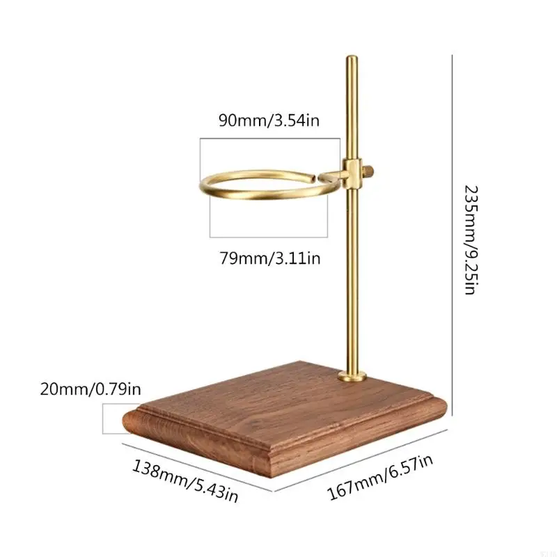 W3JA Coffee Filter Shelf Coffee Filter Stand Base Holder