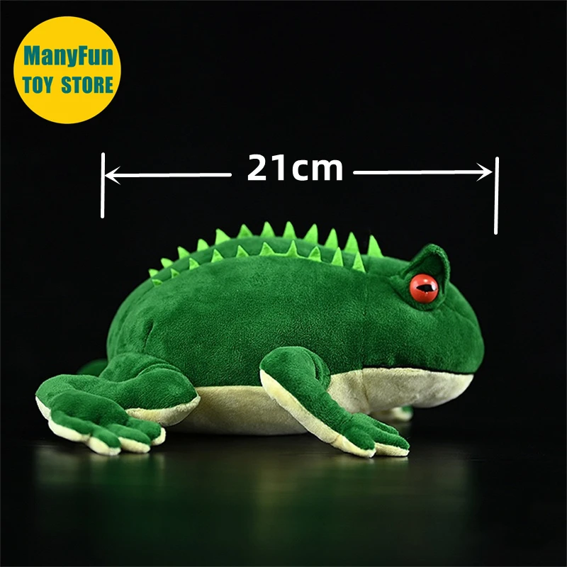 Beelzebufo Plush Toy High Fidelity Horned Frog Plushie Toad Peluche Lifelike Stuffed Animals Simulation Doll Kawai Toy Gifts 2