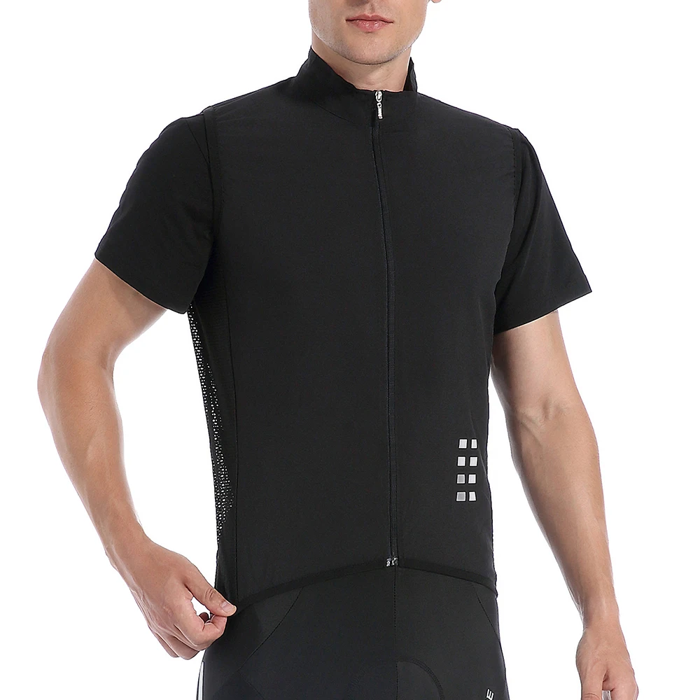 WOSAWE Summer Quick Dry Sleeveless Cycling Bike Vest Lightweight Mesh Fabric MTB Clothing Road Bicycle Breathable Running Jacket