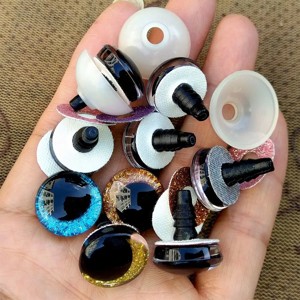 Googly Eyes 10PCS/LOT Cartoon Toy Glitter Safety Round Dolls Pupil