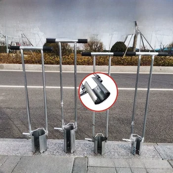 Corn Transplanting Tool Hole Opener Planting Seeder Hole Driller Seedling Transplanter Earthworm Digging Iron Hand Tool