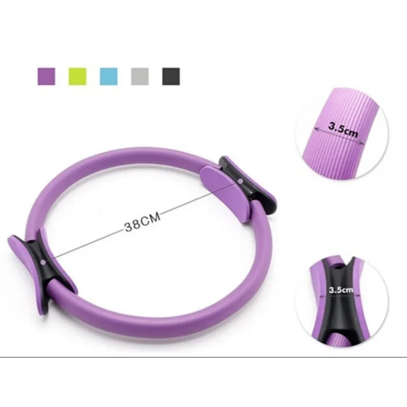 Description Picture 6 of itemYoga Fitness Ring Circle Pilates Women Girl Exercise Home Resistance Elasticity Yoga Gym Workout Pilates Ring Circle