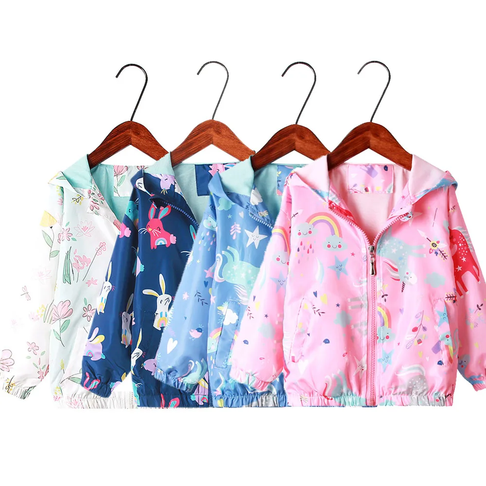 Jacket back view with hood